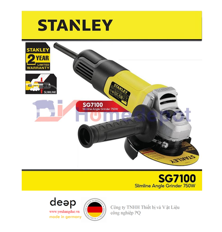  Máy mài góc Stanley SG7100-B1 750W   Piqi4 | Www.Thietbinhapkhau.Com | Công Ty PQ 