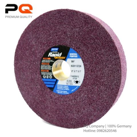  Nỉ ép Norton 66261114485 6x1x1 in 9SF , Đánh sước , tạo sọc hairline  - Norton Rapid Finish General Purpose Convolute Wheels 