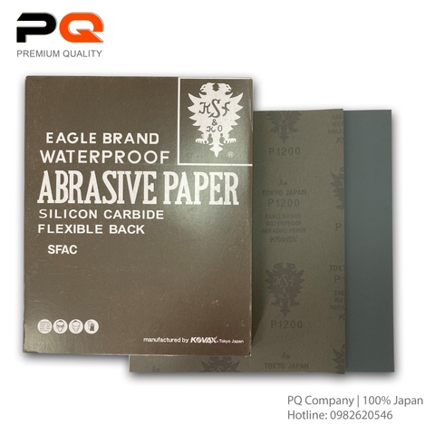  P1200, Xấp 100 Tờ Giấy Nhám Kovax Made In Japan 911C 230 X 280mm P1200. Code: 3.10.522.0057 | Www.Thietbinhapkhau.Com | Công Ty PQ 