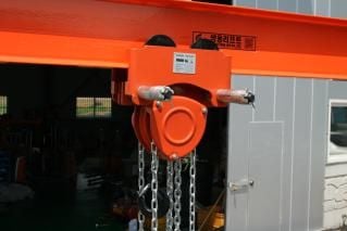 Rùa Gắn Palăng Xích Tay 1,0 Tấn (Trolley Hoist Chain Block) SHK10. Made in Korea. Code 3.00.400.0034 | Www.Thietbinhapkhau.Com | Công Ty PQ 