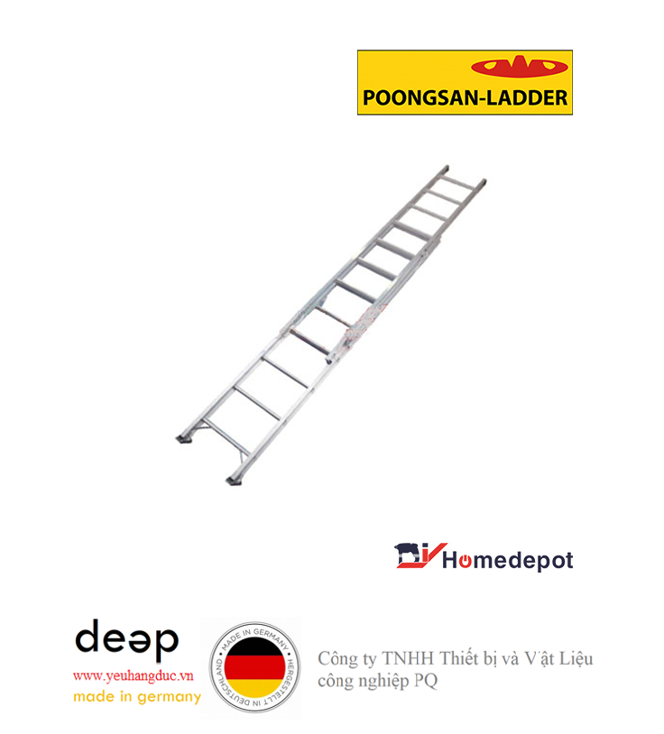 Thang nhôm trượt Poongsan 3090-2   Piqi4 | Www.Thietbinhapkhau.Com | Công Ty PQ 