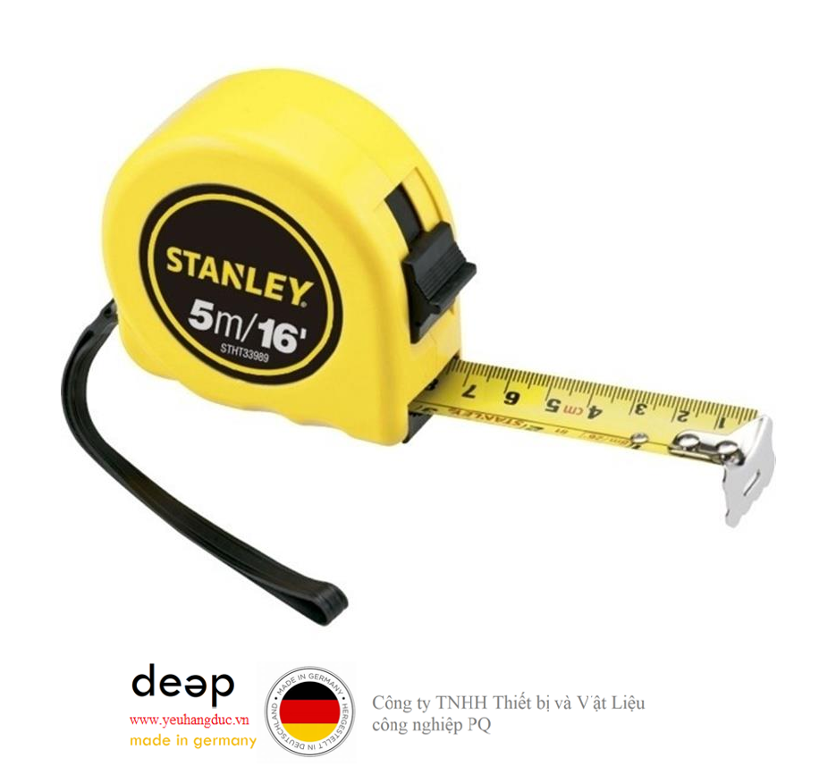 Thước cuốn thép 5m Stanley 33-989   Piqi4 | Www.Thietbinhapkhau.Com | Công Ty PQ 