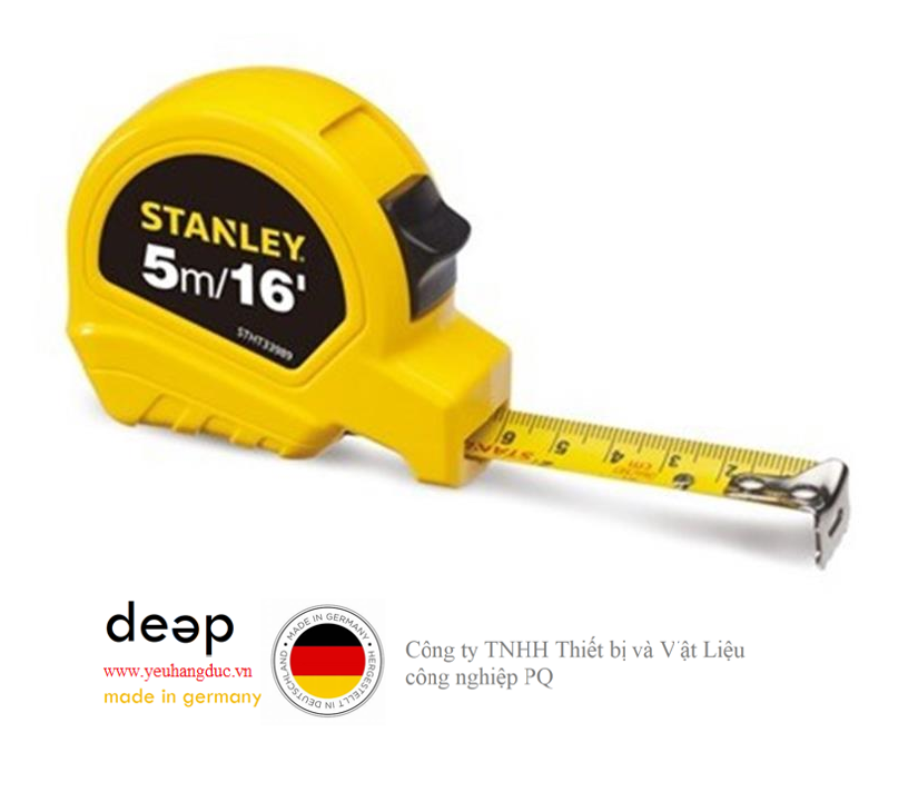 Thước cuốn thép 5m Stanley STHT33989-840   Piqi4 | Www.Thietbinhapkhau.Com | Công Ty PQ 