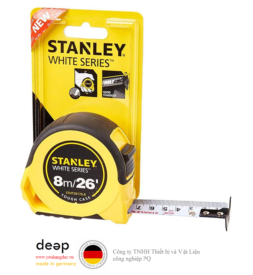 Thước cuộn thép Stanley STHT30176-8 8m   Piqi4 | Www.Thietbinhapkhau.Com | Công Ty PQ 