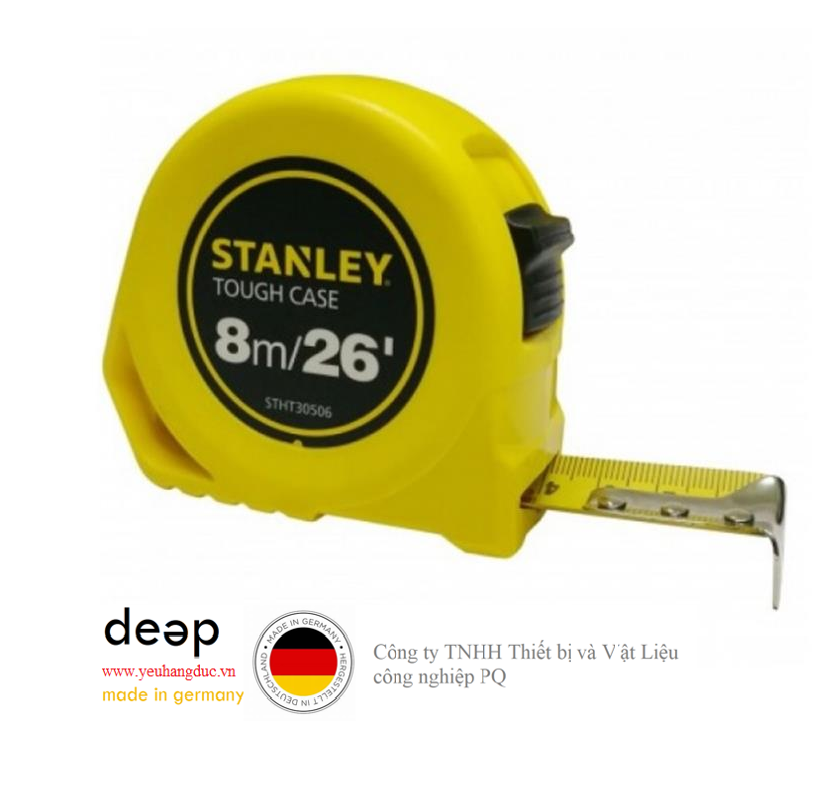 Thước cuộn thép Stanley STHT30506-8 8m   Piqi4 | Www.Thietbinhapkhau.Com | Công Ty PQ 