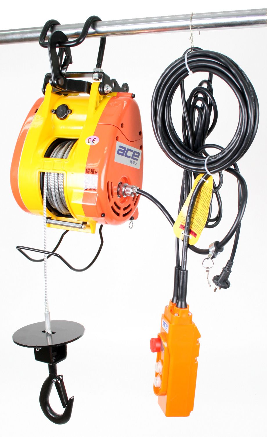 Tời Đện Mini (Mini Winch) AC - 300 (ACE). Made in Korea. Code 3.00.400.0025 | Www.Thietbinhapkhau.Com | Công Ty PQ 