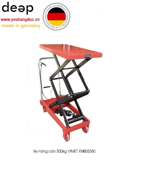 Xe nâng bàn 500kg VIMET XNB05350 piqi2 | Www.Thietbinhapkhau.Com | Công Ty PQ 
