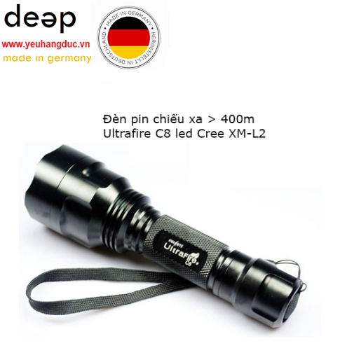 Đèn pin Ultrafire C8 piqi2 | Www.Thietbinhapkhau.Com | Công Ty PQ 