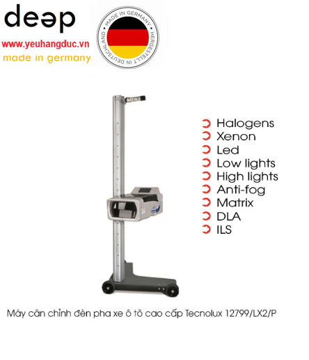 Máy cân chỉnh đèn pha xe ô tô cao cấp Tecnolux 12799/LX2/P piqi2 | Www.Thietbinhapkhau.Com | Công Ty PQ 