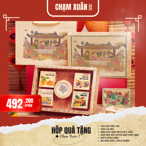  T2501 COMBO HỘP QUÀ 5N (CHẠM XUÂN) 