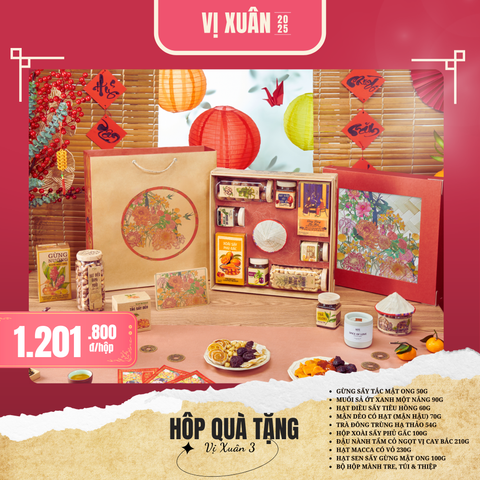  T2510 COMBO HỘP QUÀ 35 (VỊ XUÂN) 