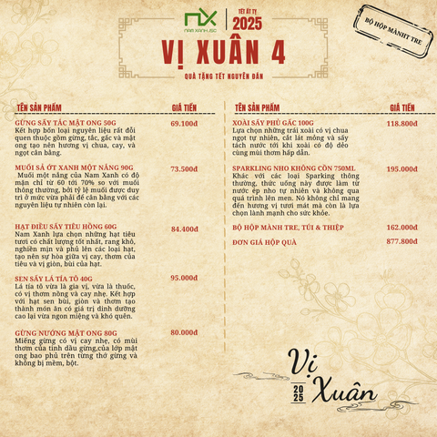  T2509 COMBO HỘP QUÀ 35 (VỊ XUÂN-R) 