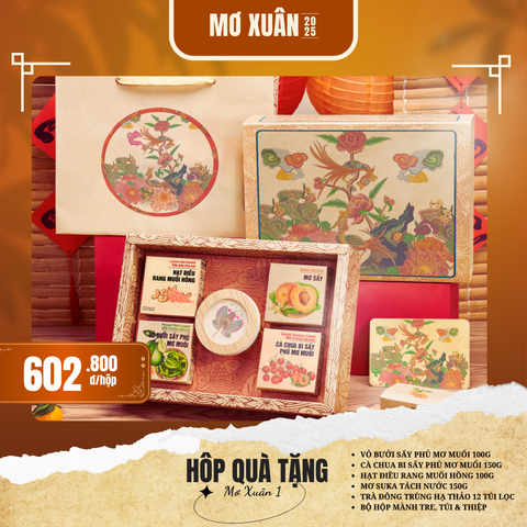  T2514 COMBO HỘP QUÀ 5N (MƠ XUÂN) 