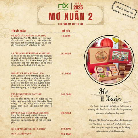  T2515 COMBO HỘP QUÀ 32 (MƠ XUÂN) 