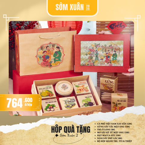  T2512 COMBO HỘP QUÀ 32 (SỚM XUÂN) 