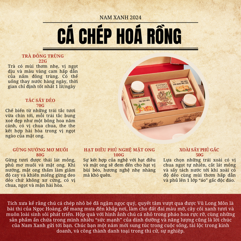  TP90068 T2406- COMBO QUÀ (CÁ CHÉP HOÁ RỒNG) 