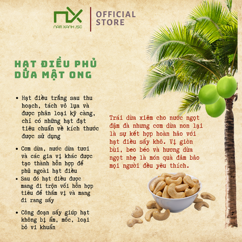  Hạt Điều Phủ Dừa Mật Ong 100g (130g)_35389 