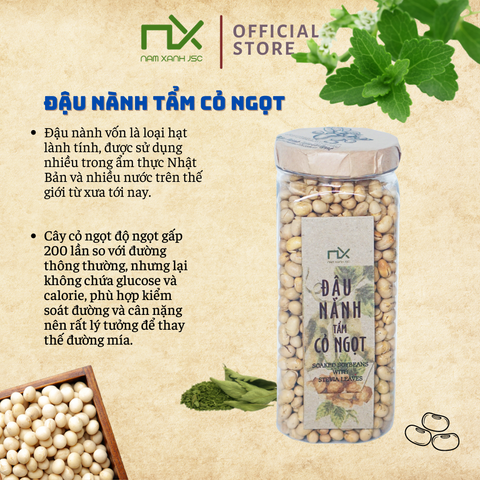  Đậu Nành Tẩm Cỏ Ngọt 210g (260g) 