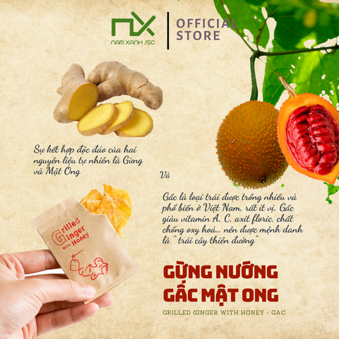  Gừng Nướng Gấc Mật Ong 80g (110g) 