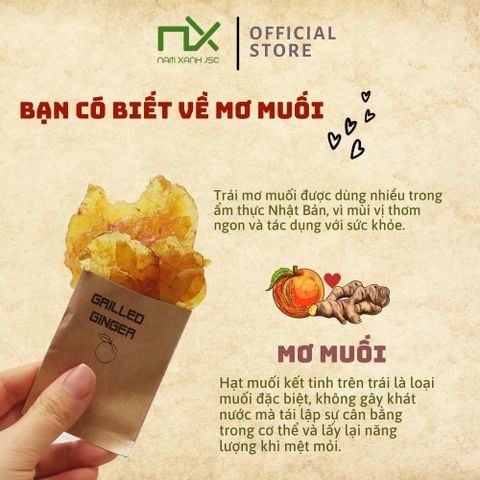  Gừng Nướng Mơ Muối 80g (110g) 