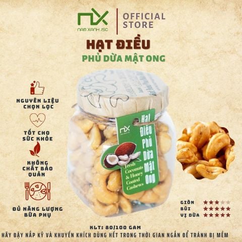  Hạt Điều Phủ Dừa Mật Ong 80g (100g) _ 340709 