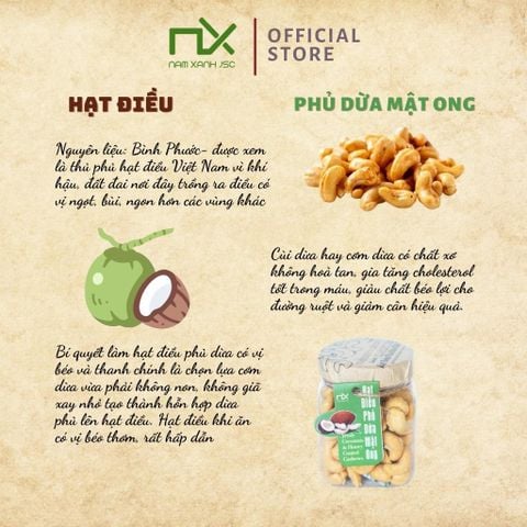  Hạt Điều Phủ Dừa Mật Ong 80g (100g) _ 340709 