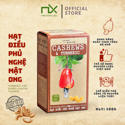  TP02265 Hạt điều phủ nghệ mật ong 100g (130g)_35396 