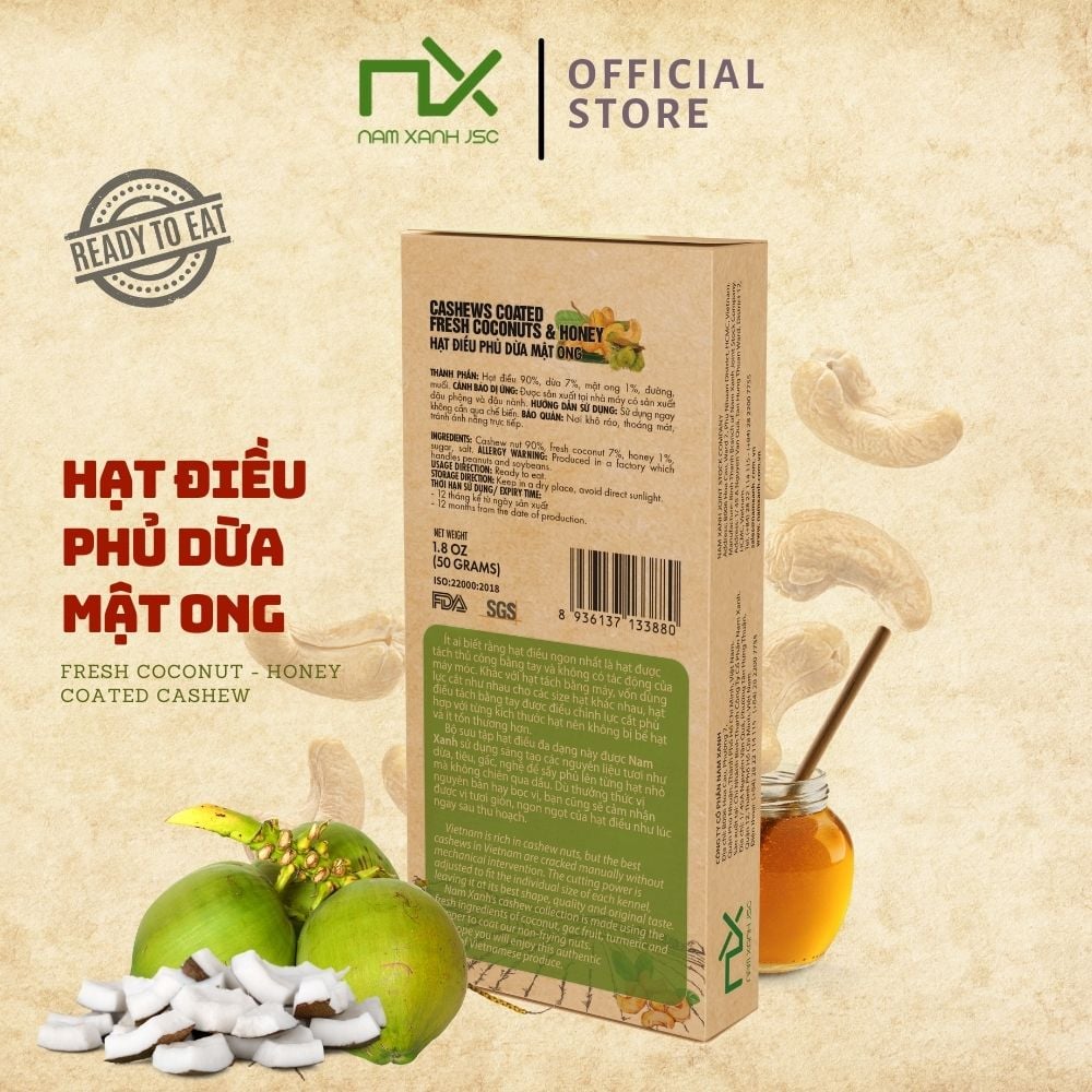  TP02250 Điều phủ dừa mật ong 50g _ 133880 