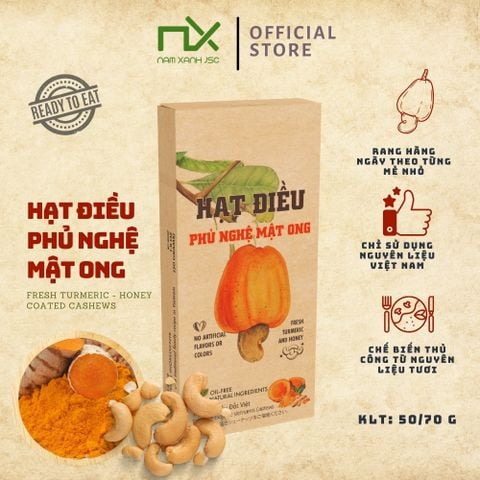  Hạt Điều Phủ Nghệ Mật Ong 50g _ 133897 