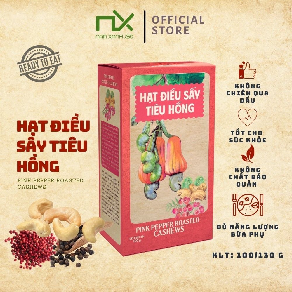  TP02267 Hạt điều sấy tiêu hồng 100g (130g)_35419 