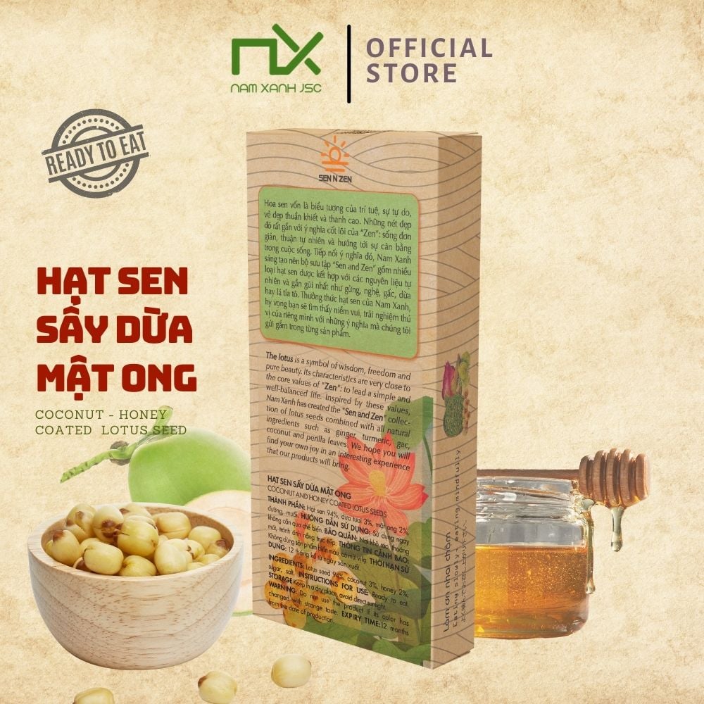  Hạt Sen Sấy Dừa Mật Ong 40g _ 133972 