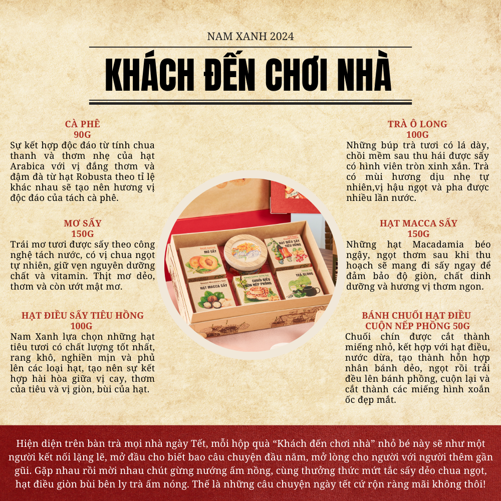 KHÁCH ĐẾN CHƠI NHÀ - HỘP CHỮ NHẬT - CB17 (Hộp) 