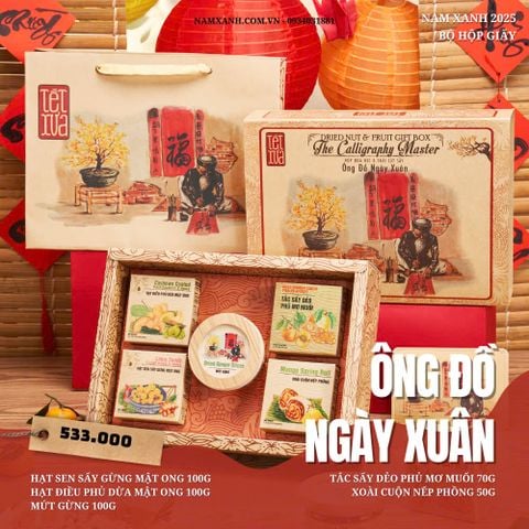  T2527- HỘP QUÀ 5N (ÔNG ĐỒ NGÀY XUÂN) 