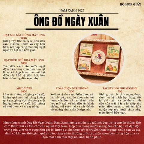  T2527- HỘP QUÀ 5N (ÔNG ĐỒ NGÀY XUÂN) 