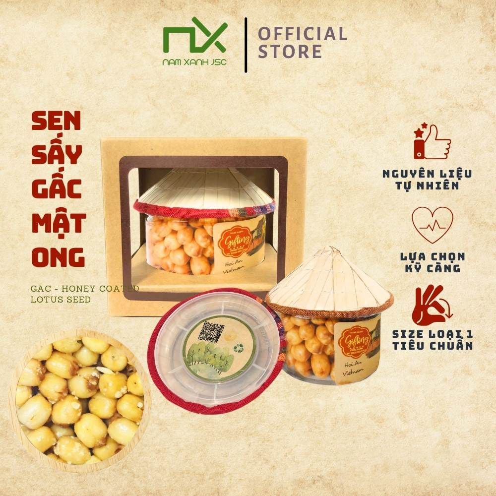  Hạt Sen Sấy Gấc Mật Ong 100g (140g) Collection 