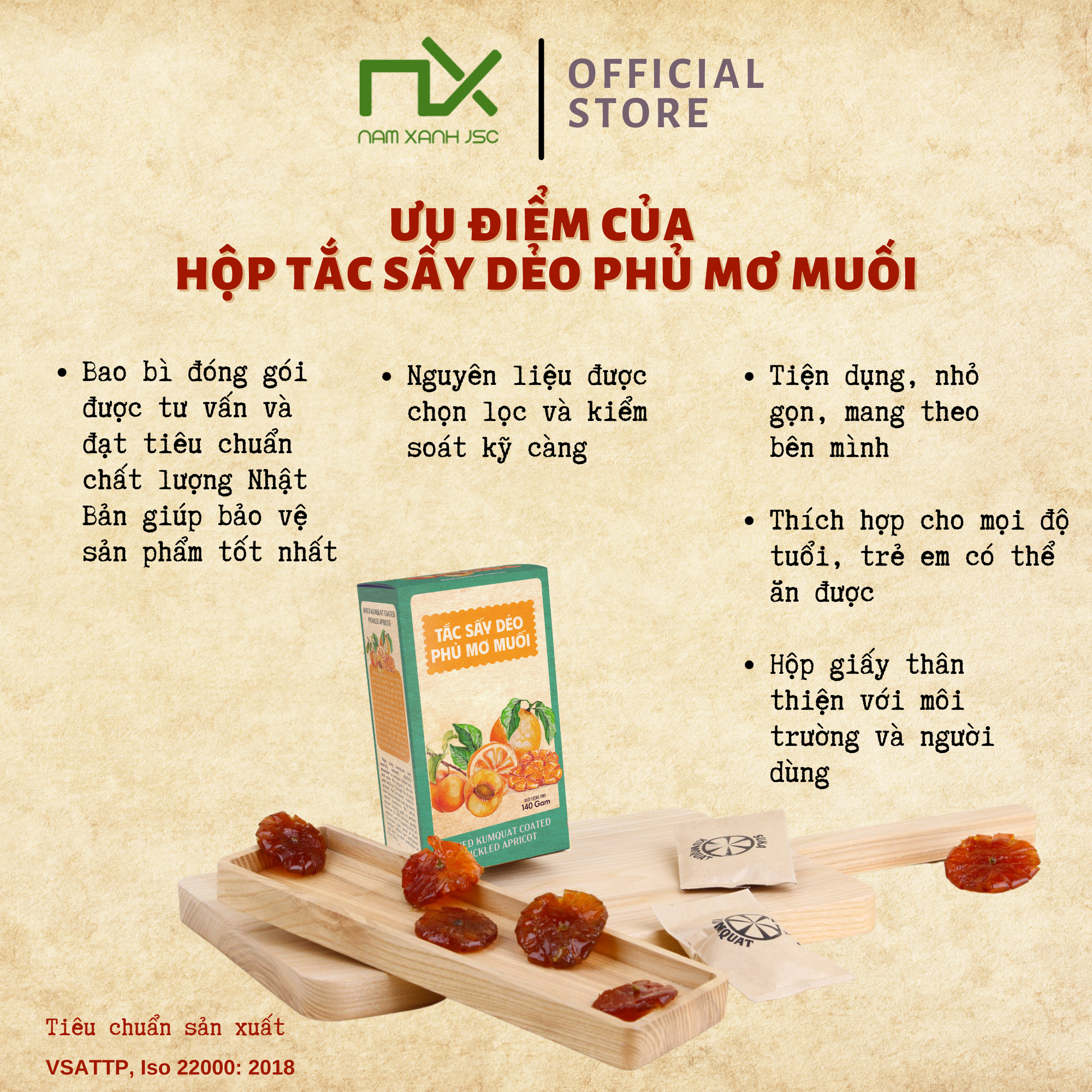  TP10031 Hộp Tắc sấy dẻo mơ muối 140g (160) 
