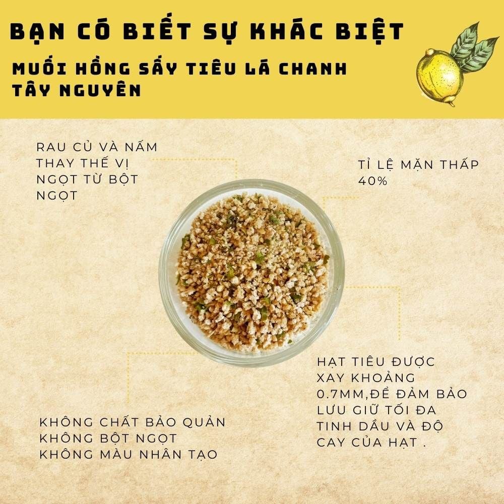  TP90040 Muối hồng sấy tiêu lá chanh Tây Nguyên 50g (80g) _ 134221 