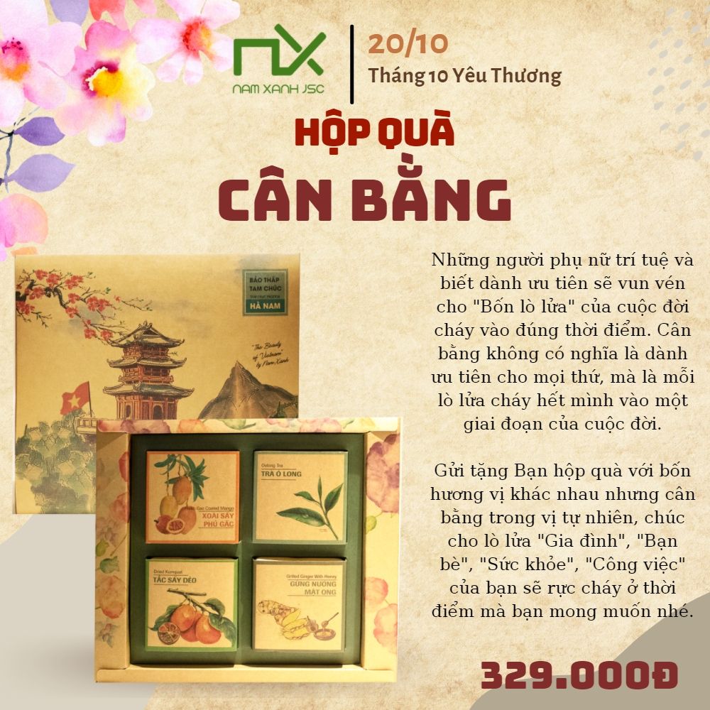  HỘP QUÀ CÂN BẰNG 20/10 