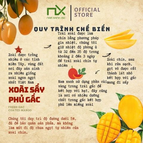 Xoài Sấy Phủ Gấc 100g (140g)_Collection 