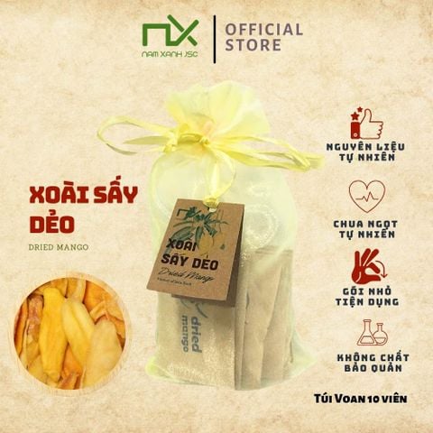 Túi Xoài Sấy Loại 1 (100 Miếng/Túi) 