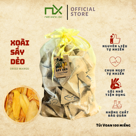  Túi Xoài Sấy Loại 2 (10 Miếng/Túi) 