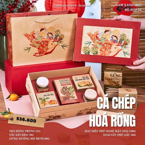  TP90068 T2406- COMBO QUÀ (CÁ CHÉP HOÁ RỒNG) 