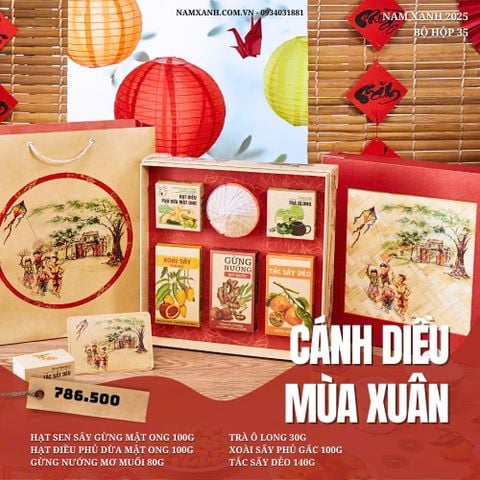  Combo Hộp Quà Tặng Cánh Diều Mùa Xuân 