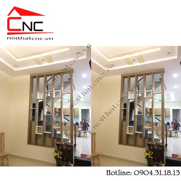 Thi công lam gỗ cầu thang - 350