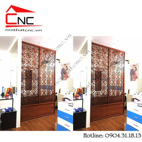  Thi công vách cnc phòng ngủ - 385 