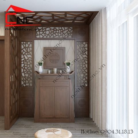  Vách ngăn phòng thờ-12 