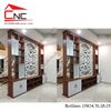 Kệ gỗ vách ngăn phòng khách - 153