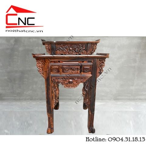  Bàn thờ gia tiên gỗ muồng 2 tầng 