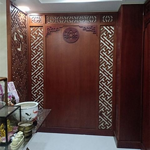  Vách ngăn phòng thờ - 156 