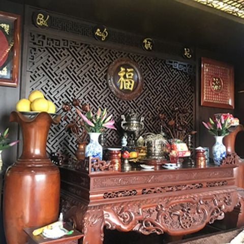  Vách ngăn phòng thờ - 125 